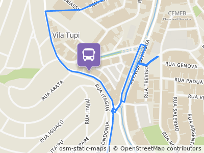 Mapa da parada