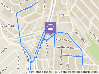 Mapa da parada