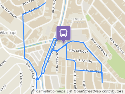 Mapa da parada