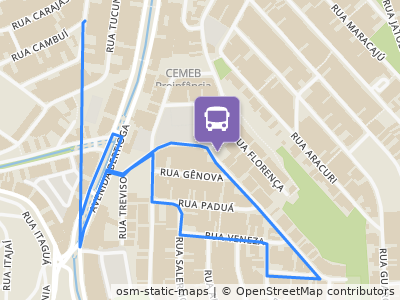 Mapa da parada