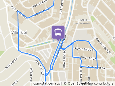 Mapa da parada