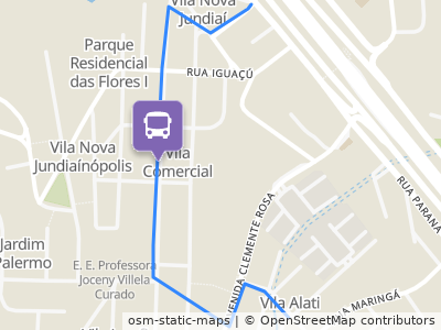 Mapa da parada