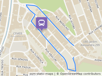 Mapa da parada