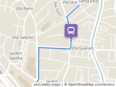 Mapa da parada
