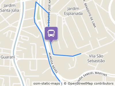 Mapa da parada
