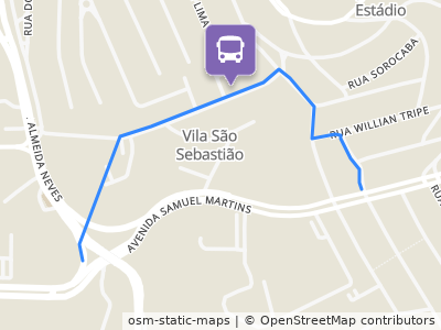 Mapa da parada