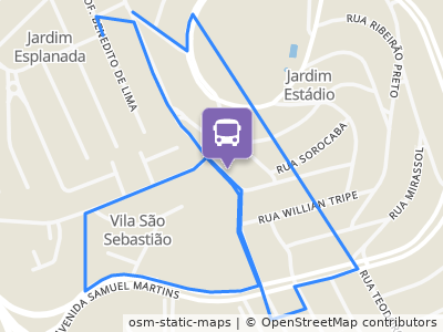 Mapa da parada