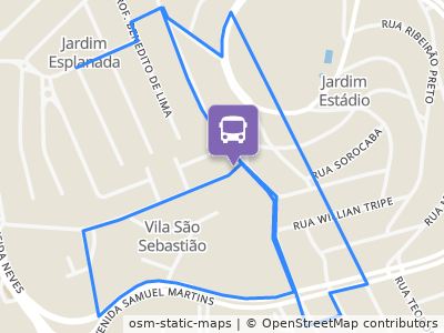 Mapa da parada