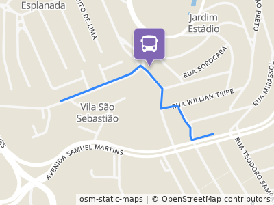 Mapa da parada