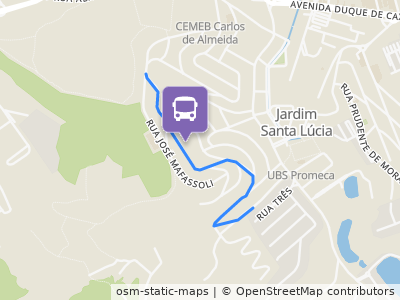 Mapa da parada