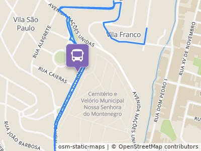 Mapa da parada