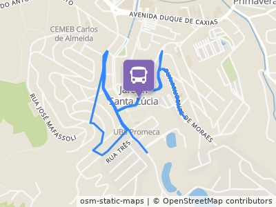Mapa da parada