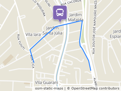 Mapa da parada