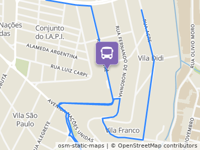 Mapa da parada