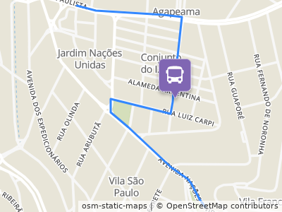 Mapa da parada