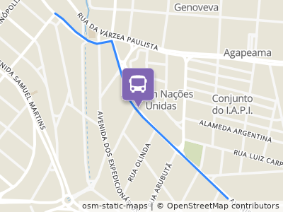 Mapa da parada