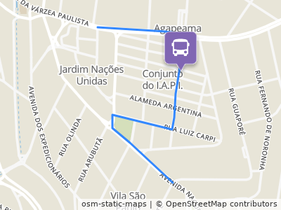 Mapa da parada