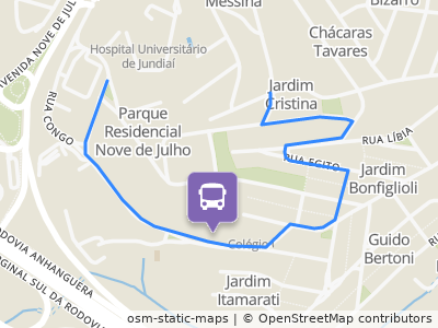 Mapa da parada