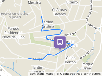 Mapa da parada