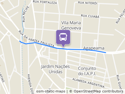 Mapa da parada