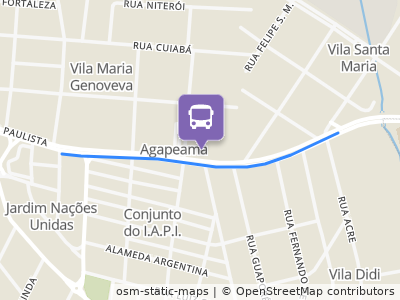 Mapa da parada