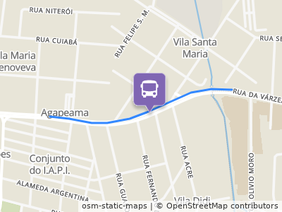 Mapa da parada
