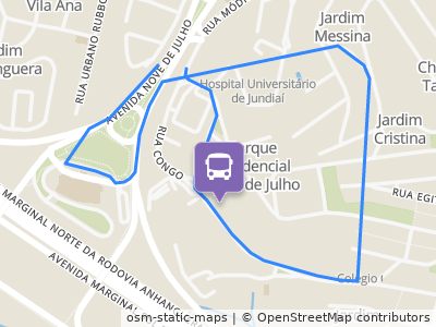 Mapa da parada