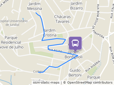 Mapa da parada