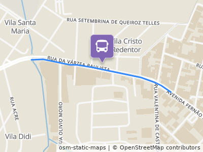 Mapa da parada