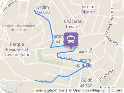 Mapa da parada