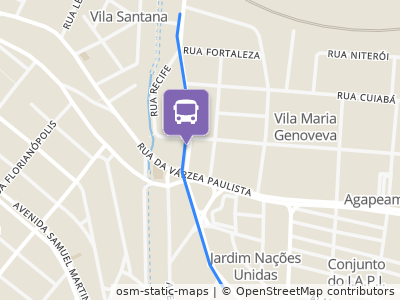 Mapa da parada