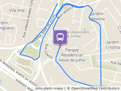 Mapa da parada