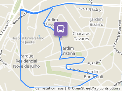 Mapa da parada