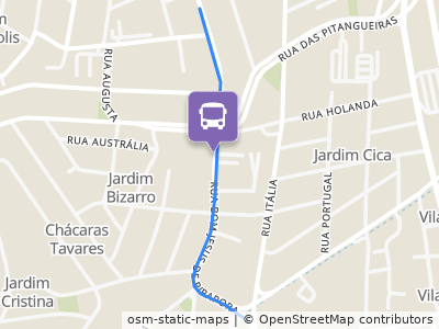 Mapa da parada