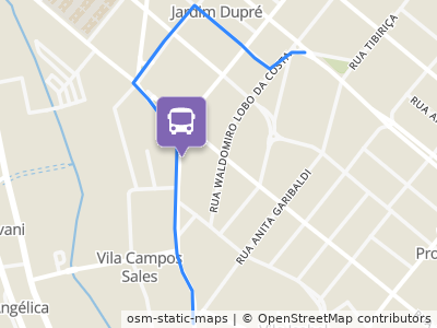 Mapa da parada