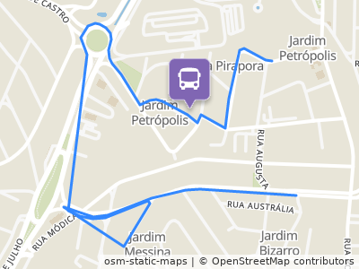 Mapa da parada