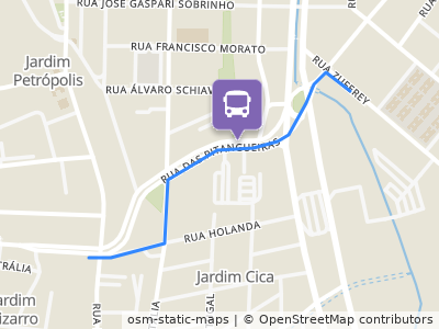 Mapa da parada