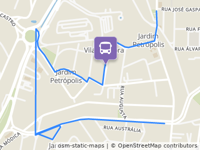 Mapa da parada