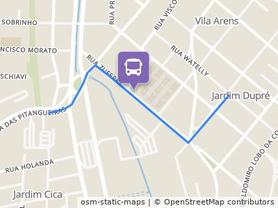 Mapa da parada