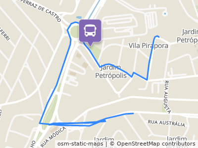 Mapa da parada