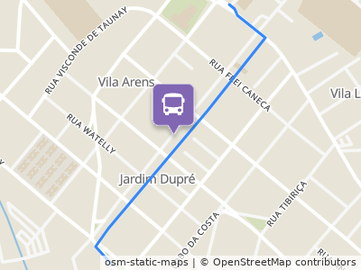 Mapa da parada