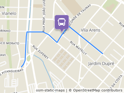 Mapa da parada