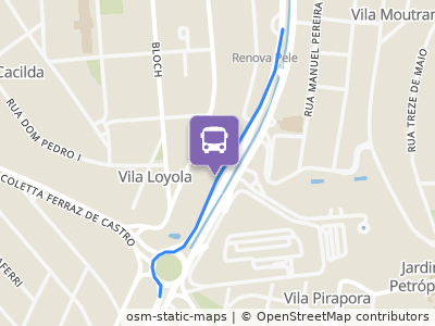 Mapa da parada