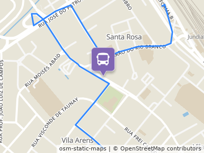 Mapa da parada