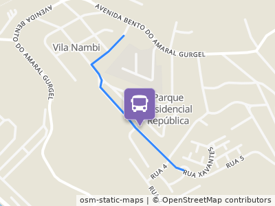 Mapa da parada