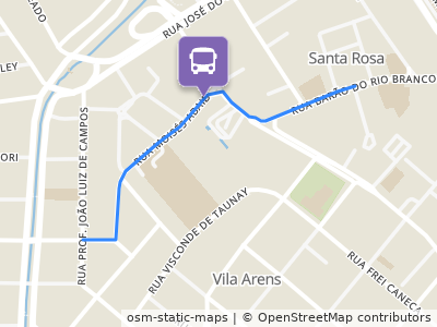 Mapa da parada