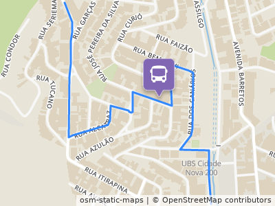 Mapa da parada