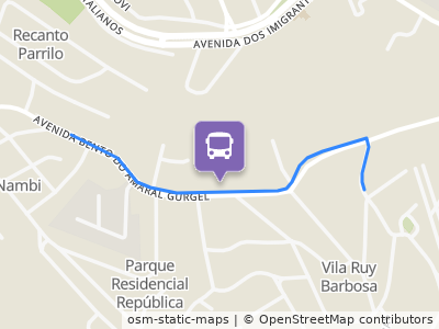 Mapa da parada