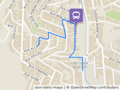 Mapa da parada