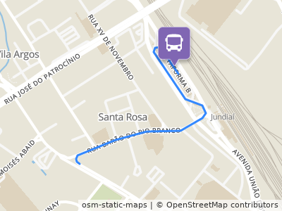Mapa da parada